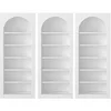 Image de Lot de 3 bibliothèques avec 6 niches - Blanc - CYMORA
