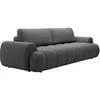 Image de Canapé 4 places convertible en tissu gris FRIDORA