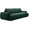 Image de Canapé 4 places convertible en tissu vert sapin FRIDORA