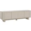 Image de Meuble TV avec 4 portes - Taupe - BRISTANA