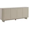Image de Buffet avec 4 portes - Taupe - BRISTANA