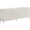 Image de Buffet avec 4 portes en MDF - Beige - ZELINARO