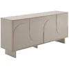 Image de Buffet DELORINA 4 portes en MDF Beige 180x80.5x40 cm