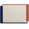 Image de Tapis tufté 100% laine - 200 x 290 cm - Beige, terracotta et bleu foncé - 2200g/m² - MARISA