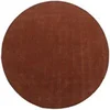 Image de Tapis rond 100% laine tissé à la main - D. 200 cm - Terracotta - 1800g/m² - SELINA