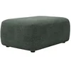 Image de Pouf en tissu texturé vert sapin DAVISO