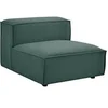 Image de Fauteuil en velours côtelé vert RUZOLO
