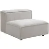 Image de Fauteuil en tissu chenille beige RUZOLO