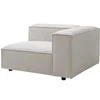 Image de Fauteuil d'angle droit en tissu chenille beige RUZOLO