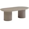 Image de Table basse LORIMILA en MDF laqué mat Taupe L120 x P60 x H40 cm