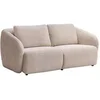 Image de Canapé 2 places en tissu chenille beige LIRUNO