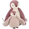 Image de Peluches calins manchots roses