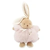 Image de - Patapouf Lapin rose 25cm