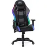 Image de Chaise gaming ELITE-LED-KRAKEN - Noir et gris - Eclairage LED 576 effets - Télécommande - Accoudoir 2D