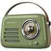Image de Radio Rétro portable ALMA, FM, Bluetooth Entrée USB, Puissance 30W - Batterie 3,7V-1500mAh - Retro Vintage - Vert Olive