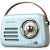 Image de Radio Rétro portable ALMA, FM, Bluetooth 5.3 Entrée USB, Puissance 30W - Batterie 3,7V-1500mAh - Retro Vintage - Bleu