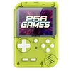Image de Console de jeu portable Transparent Vert avec 256 jeux et batterie rechargeable