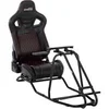 Image de AMS-RACING-PRO Siège de simulateur course avec support pour volant & levier de vitesse - Confort Baquet et Châssis Acier