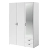 Image de Armoire VARIA Décor 3 portes battantes miroir 2 tiroirs L 120 H 185 P 51 cm
