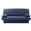 Image de Clic clac 3 places THELMA Tissu Soro foncé Couchage 125 190 cm L190 P92 H96 cm Bl