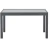 Image de Table de jardin e tensible rectangulaire 6 a 10 personnes Structure aluminium Plateau ve