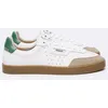 Image de Faguo - Lumbo Leather Suede - Chaussures lifestyle Blanc / Vert - 36