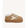 Image de Faguo - Walnut Platform Tennis Suede - Chaussures lifestyle femme Sand - 39