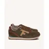 Image de Faguo - Elm Suede Woven - Chaussures lifestyle homme Kaki / Beige - 40