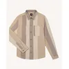 Image de Faguo - Clemont Woven - Chemise homme Ecru / Camel / Terracotta - L
