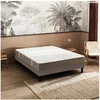 Image de Ensemble matelas ressorts ensachés Itinéraire, sommier Escale Ferme, pieds - 140x190