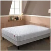 Image de Ensemble matelas ferme ressorts + sommier tapissier + pieds - Distinct 3 - 90x190