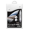 Image de Graph'it Brush - Extra Fine - Mix Greys - 12 marqueurs