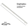 Image de Règle transparente 1 biseau + bosselage 40 cm - graphoplex