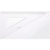 Image de Equerre graduée 60° 2 bords anti-taches 30 cm - graph it