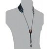 Image de Sangle Clarinette C23E - Cuir Elastique - noire