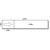 Image de 1000 Etiquettes simples d'affranchissement 155x39