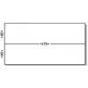 Image de 1000 Etiquettes doubles d'affranchissement 175x(2x45)