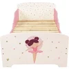 Image de Lit sommier lattes lattes fille Fun House Ballerine Blanc 140x70 cm 713478