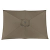 Image de Toile Parasol Mat Droit 3x2 par 6 Polyester 200gr SD - Taupe