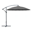 Image de - Parasol déporté en aluminium et fibre de verre 3m Pagode gris