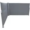 Image de - Paravent extérieur rétractable avec angle chassis en aluminium Grey