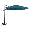 Image de - Parasol déporté carré en aluminium 3x3m Roma bleu