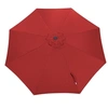 Image de Toile Parasol Mat Droit 350/8 Polyester 200gr SD - Rouge