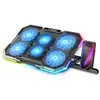 Image de , Refroidisseur PC Portable 10" à 17", 6 Ventilateurs Silencieux, Compatible PS5, PS4, Xbox & PC, Support Ventilé pour Ordinateur Portable, Plaque de