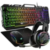 Image de SPIRIT OF GAMER   Pack Gaming 4 en 1 Pro-MKH5   Clavier Gamer RGB AZERTY Anti-Ghosting/Souris Gamer 7 Boutons RGB 6400 DPI/Casque RGB/Tapis Anti-Dérapant/PC PS4 PS5 Xbox One en occasion ou reconditionné