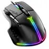 Image de Souris Filaire Gamer pour PC 12800 DPI Souris RGB avec 8 Boutons Programmables dont 1 Rapid Fire 13 Effets de Rétroéclairage Gaming Mouse Ergonomique