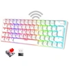 Image de Clavier mécanique sans fil Azerty XPERT K200 Bluetooth Blanc