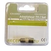 Image de Connect 5743 Adaptateur fiche satellite femelle/TV femelle 9,52 mm