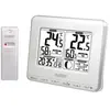 Image de La Crosse Technology - WS6812 Station Météo avec Phases de Lune, Alertes de Température et Indice de Chaleur - Argent