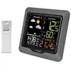 Image de Station météo sans fil avec écran lcd couleur WS6822-SILVER